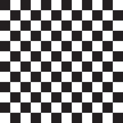 Dry Wax Basket Liner 12" x 12" Black Check