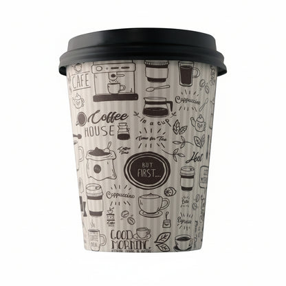Paper Hot Cup 12 oz Good Day Print