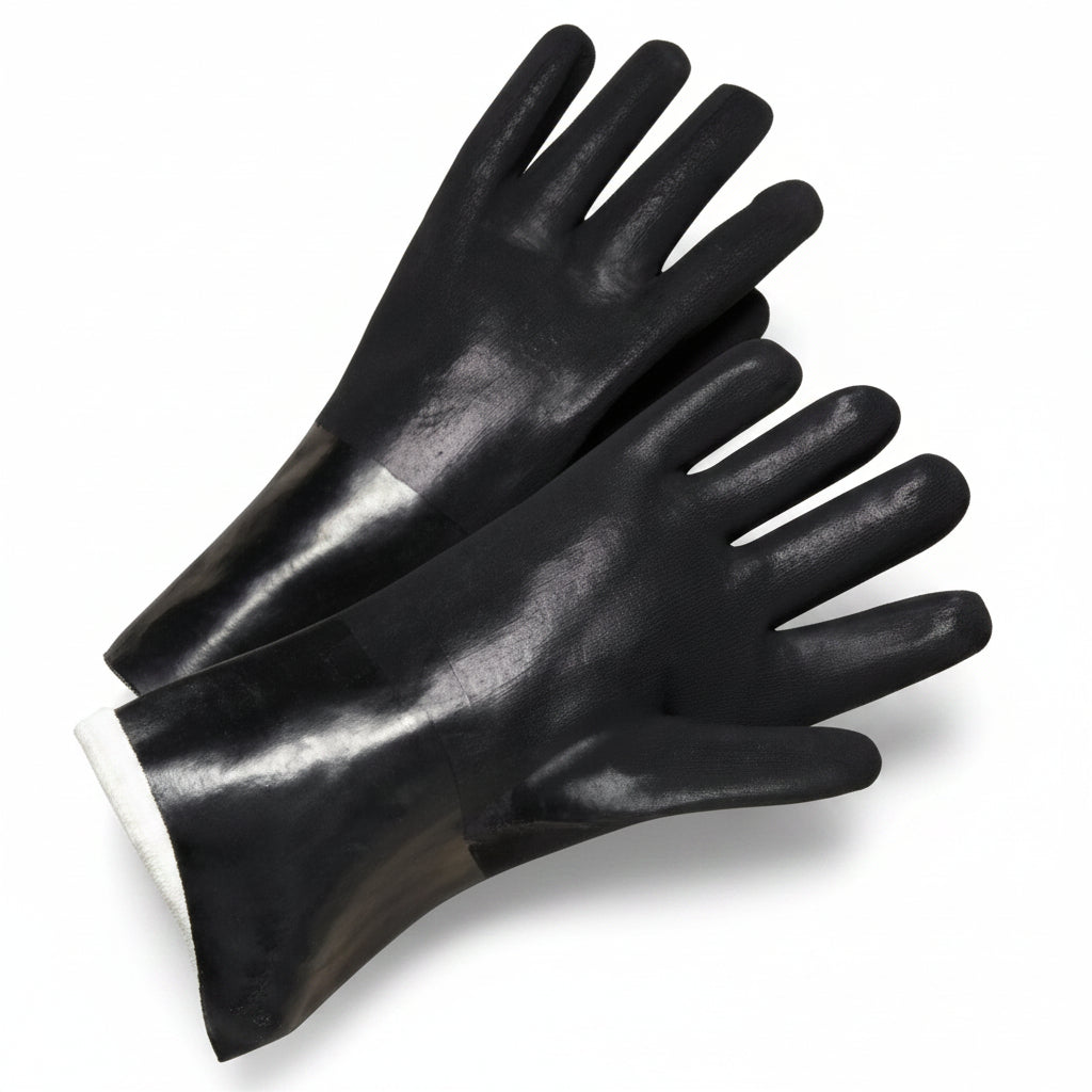 PVC-Coated Jersey-Lined Gloves - Large