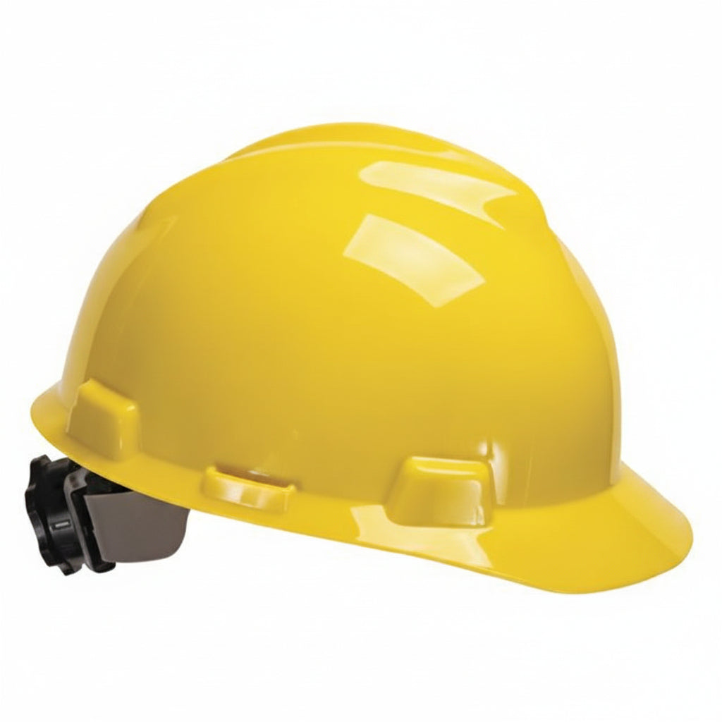 Yellow V-Gard Cap-Style Hard Hat with Fas-Trac III Suspension