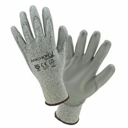 X-Large Black/Gray Micro-Foam Nitrile Dipped Coated Nylon Elastic-Cuff Work Gloves