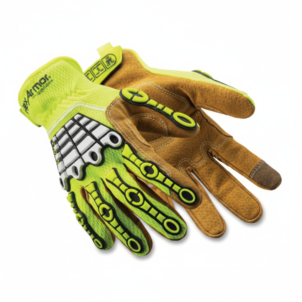 Chrome Series with IronHide 4091IMP A8 Cut Gloves - X-Large