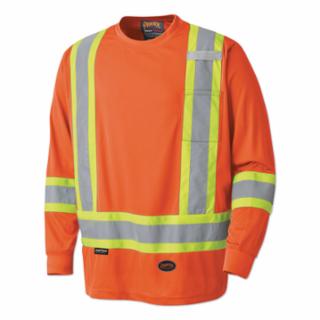 6995U/6996U High Visibility Lightweight Shirt - Orange, Large