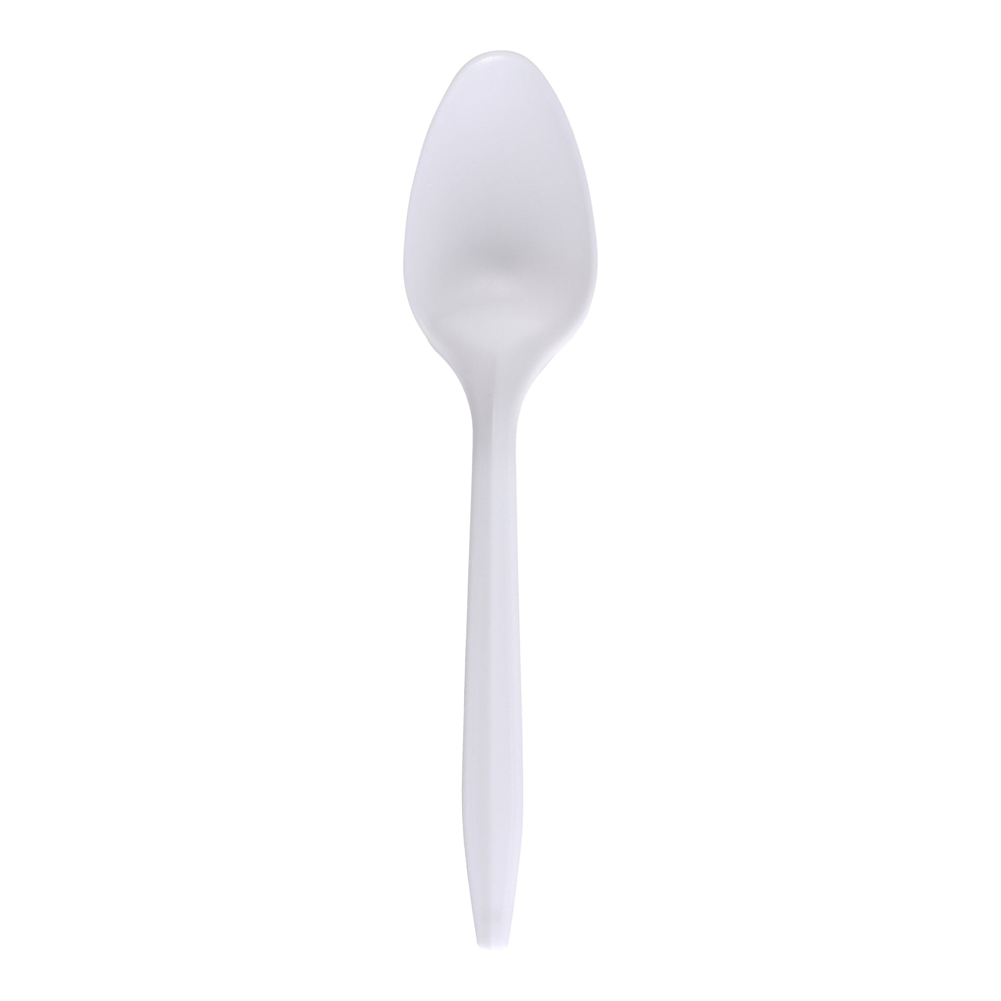 Medium Weight White Teaspoon