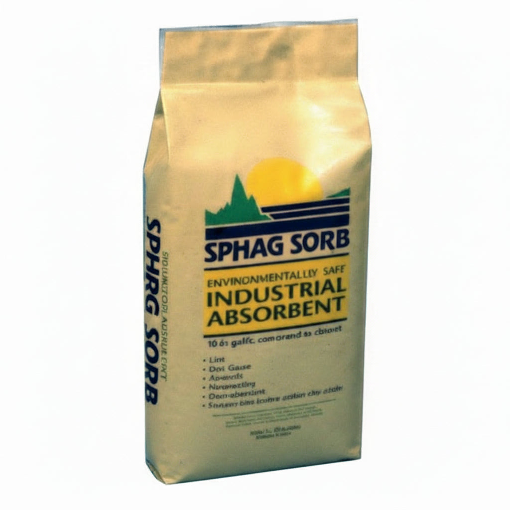 Loose-Filled Sorbent Particulate Bags, 15 in x 24 in, Absorbs 5 gal