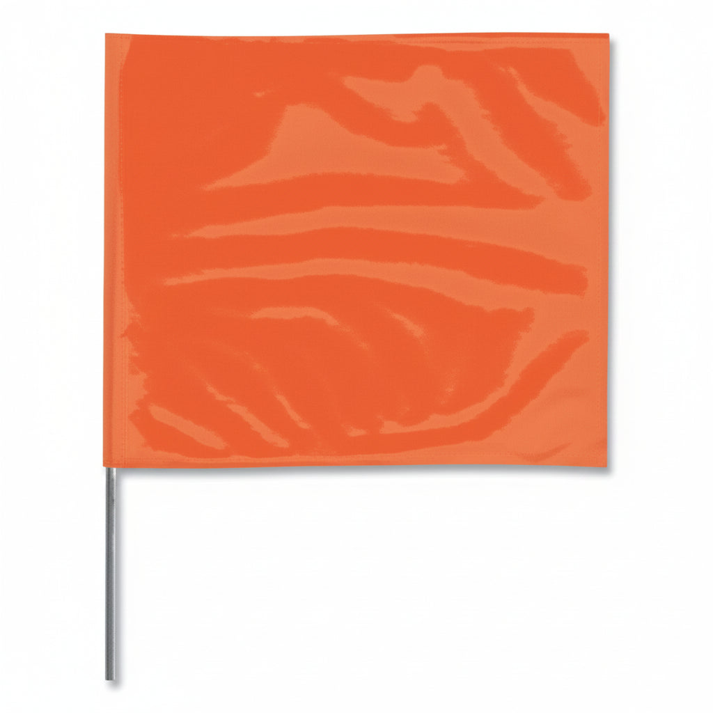 Orange Glo 4 x 5 inch 30-inch Stake Flag