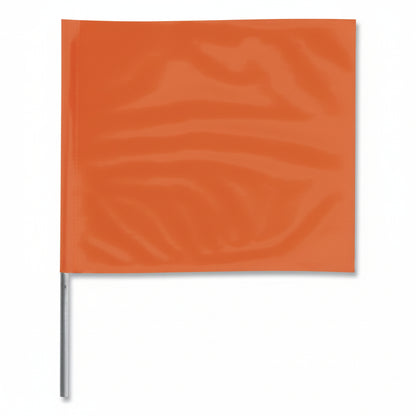 Orange 2 x 3 inch 24-inch Stake Flag