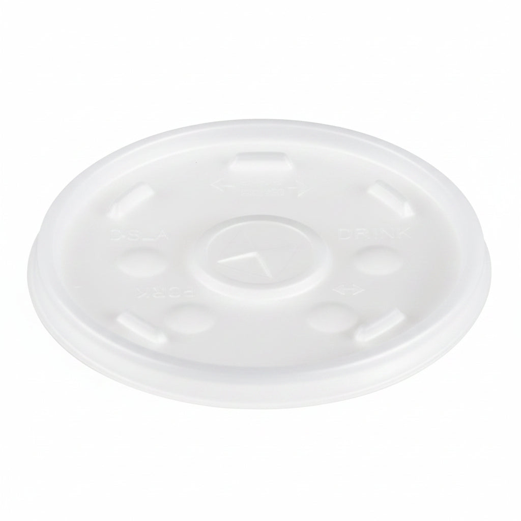 Straw Slot Lid Translucent 12-24 oz