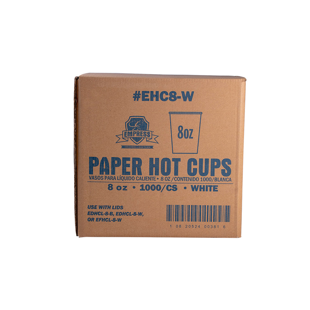 Paper Hot Cup 8 oz White