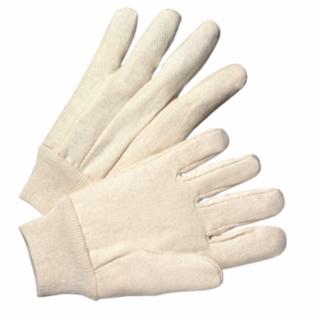 Premium Grade Cotton Canvas Single-Palm Gloves - Large