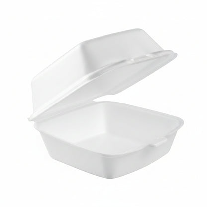 Foam Hinged Container 5" 1-Compartment