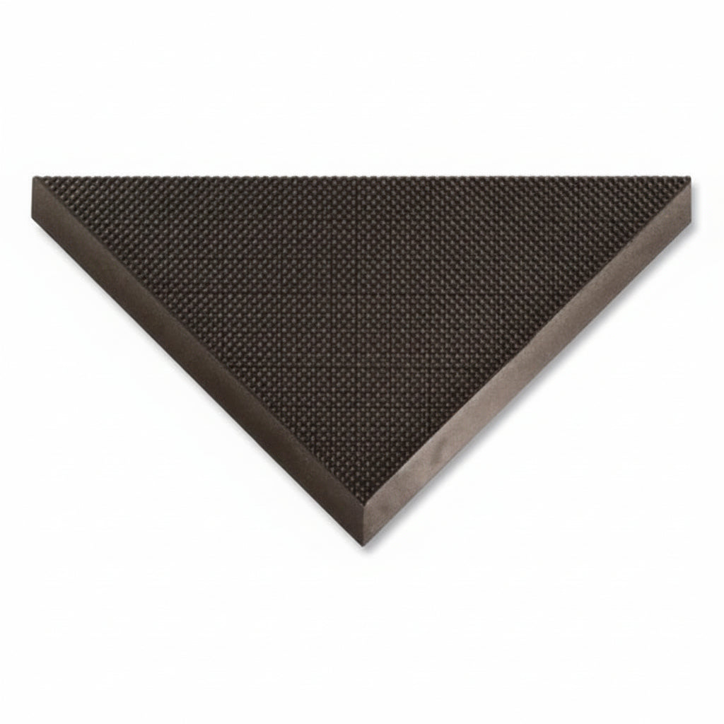Rubber Brush 345 Black 36 in x 70 in Scraper Exterior Entrance Mat
