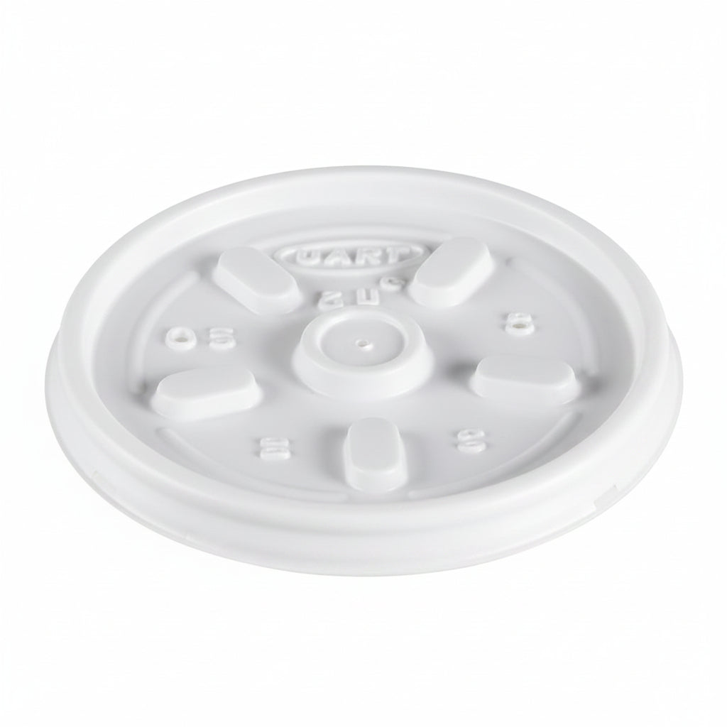Vented Lid White 6 oz