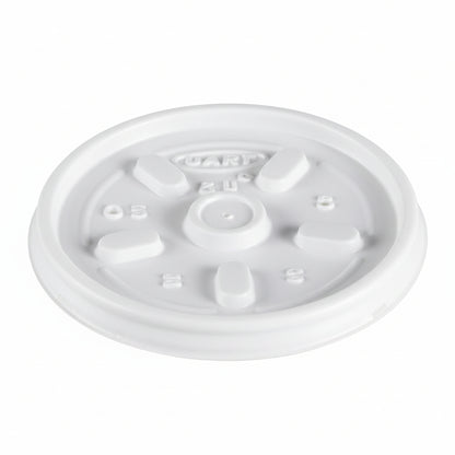 Vented Lid White 6 oz