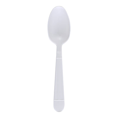 Essentials Heavy Weight White Wrapped Teaspoon