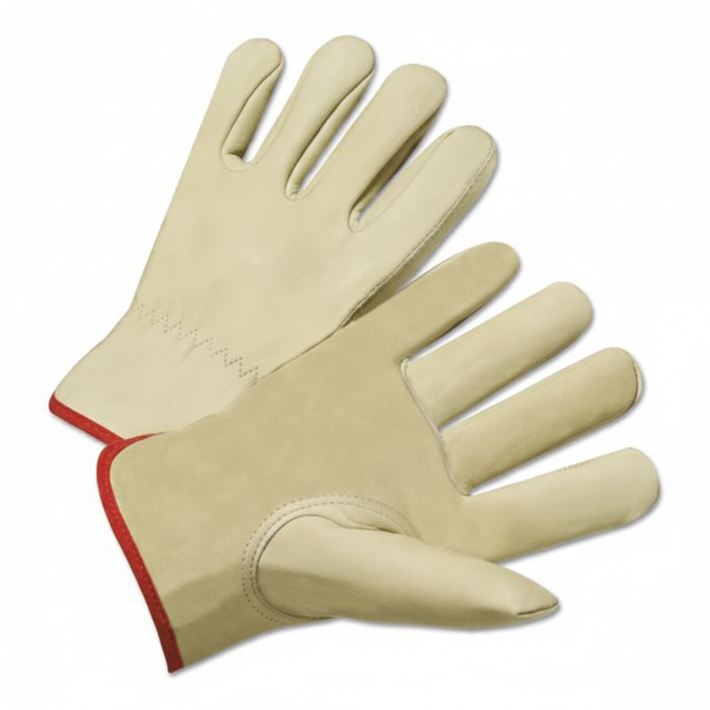 Standard Grain Cowhide Leather Driver Gloves - 2X-Large