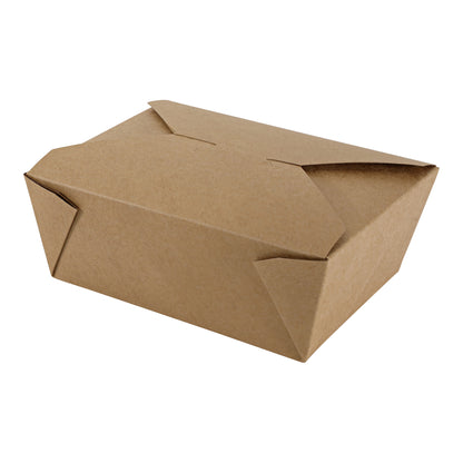 Kraft Folded Takeout Box #8