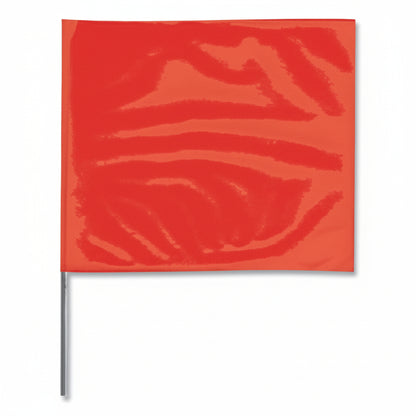 Red 2 x 3 inch 18-inch Stake Flag