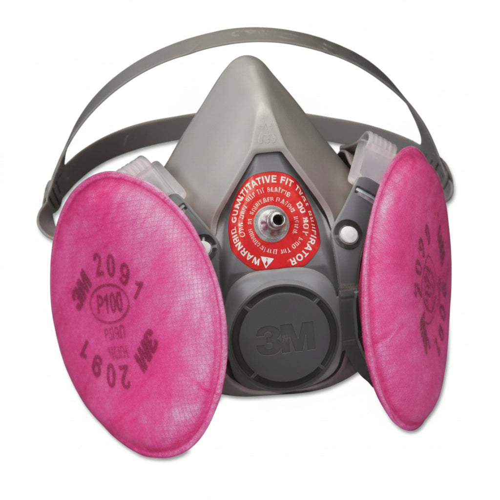6200Q Medium Half Facepiece Probed Reusable Respirator Assembly