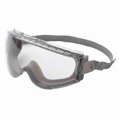 Stealth Clear Anti-Fog Goggles with Gray Frame and Neoprene Strap