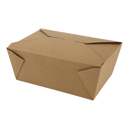 Kraft Folded Takeout Box #4