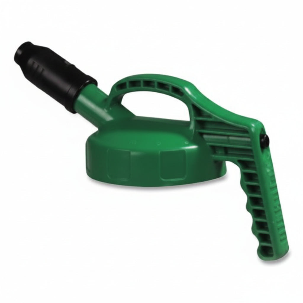 OilSafe Mid Green Stumpy Spout Lid - 1 inch dia