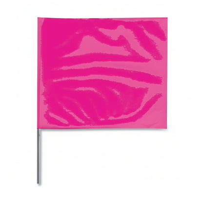 Pink Glo 4 x 5 inch 36-inch Stake Flag