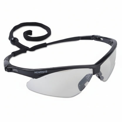 V30 Nemesis Indoor/Outdoor Uncoated Safety Glasses with Black Nylon Frame