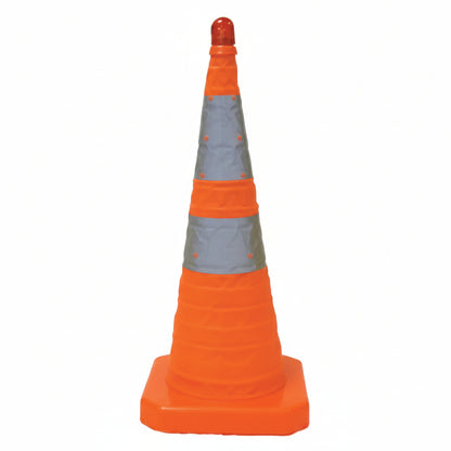 28 inch Orange Nylon Collapsible Safety Cone