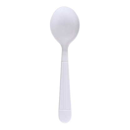 Essentials Heavy Weight White Soup Spoon