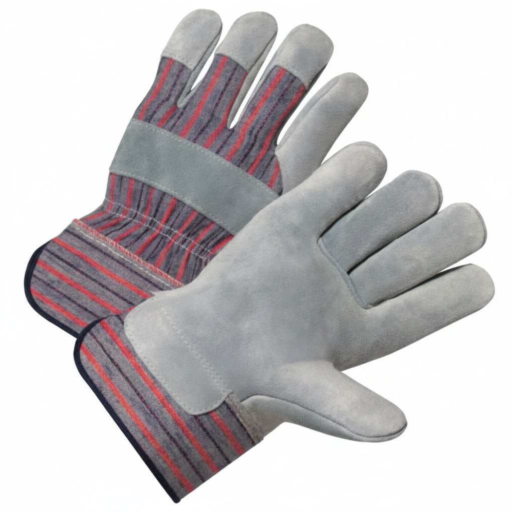 Cowhide Leather Palm Gloves - Large
