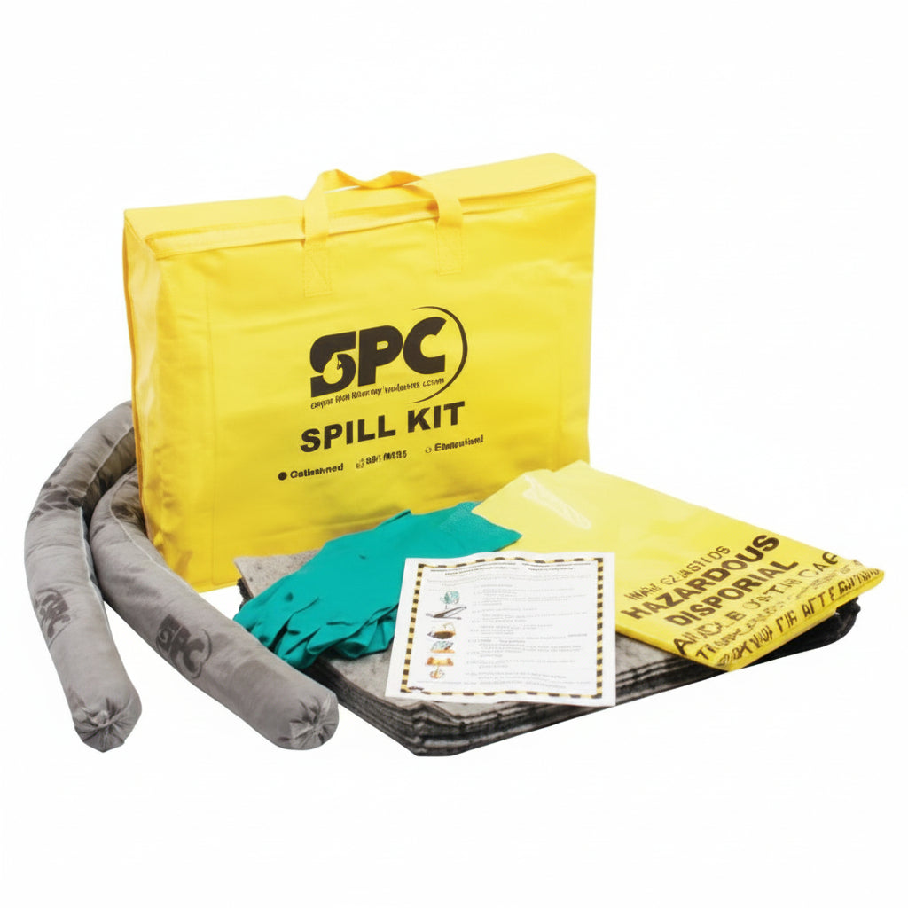 Economy Portable Spill Kit, Universal, 5 gal Absorbency