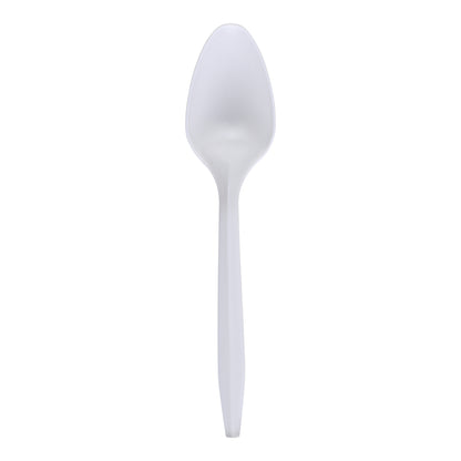 Medium Weight White Wrapped Teaspoon
