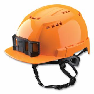 Orange Vented Class C BOLT Front Brim Safety Helmet