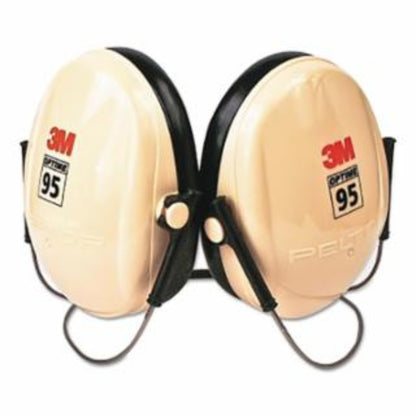 Peltor Optime 95 NRR 21 dB White/Black Behind-the-Head Earmuffs