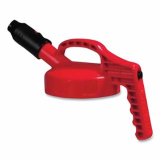 OilSafe Red Stumpy Spout Lid - 1 inch dia