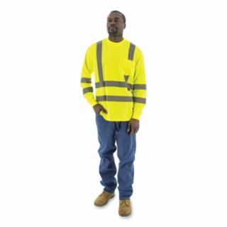 High Visibility Short/Long Sleeve Shirt - 2X-Large, High Visibility Yellow (5355/X2)
