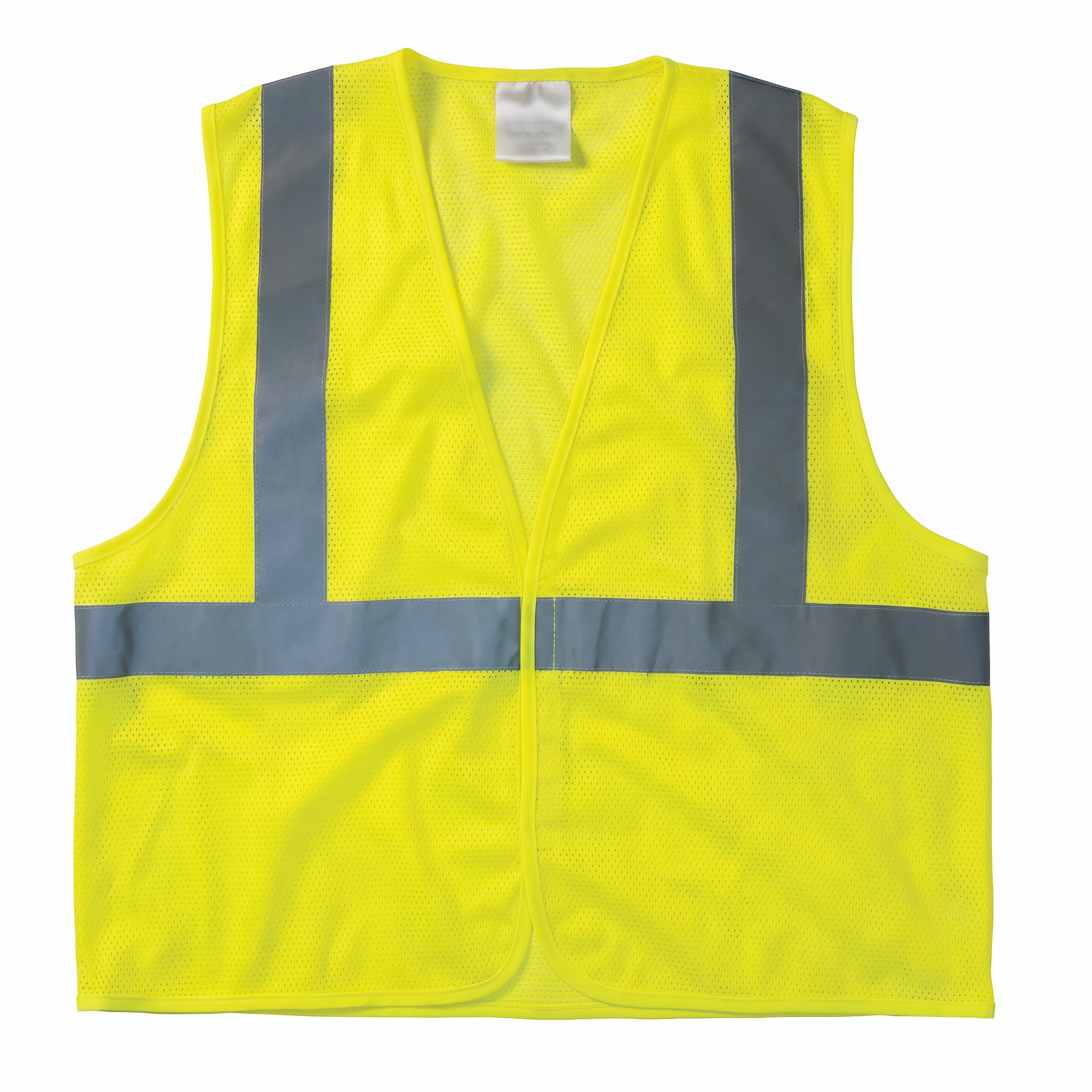 GloWear 8210HL Class 2 Mesh Safety Vest - Lime, Large/X-Large