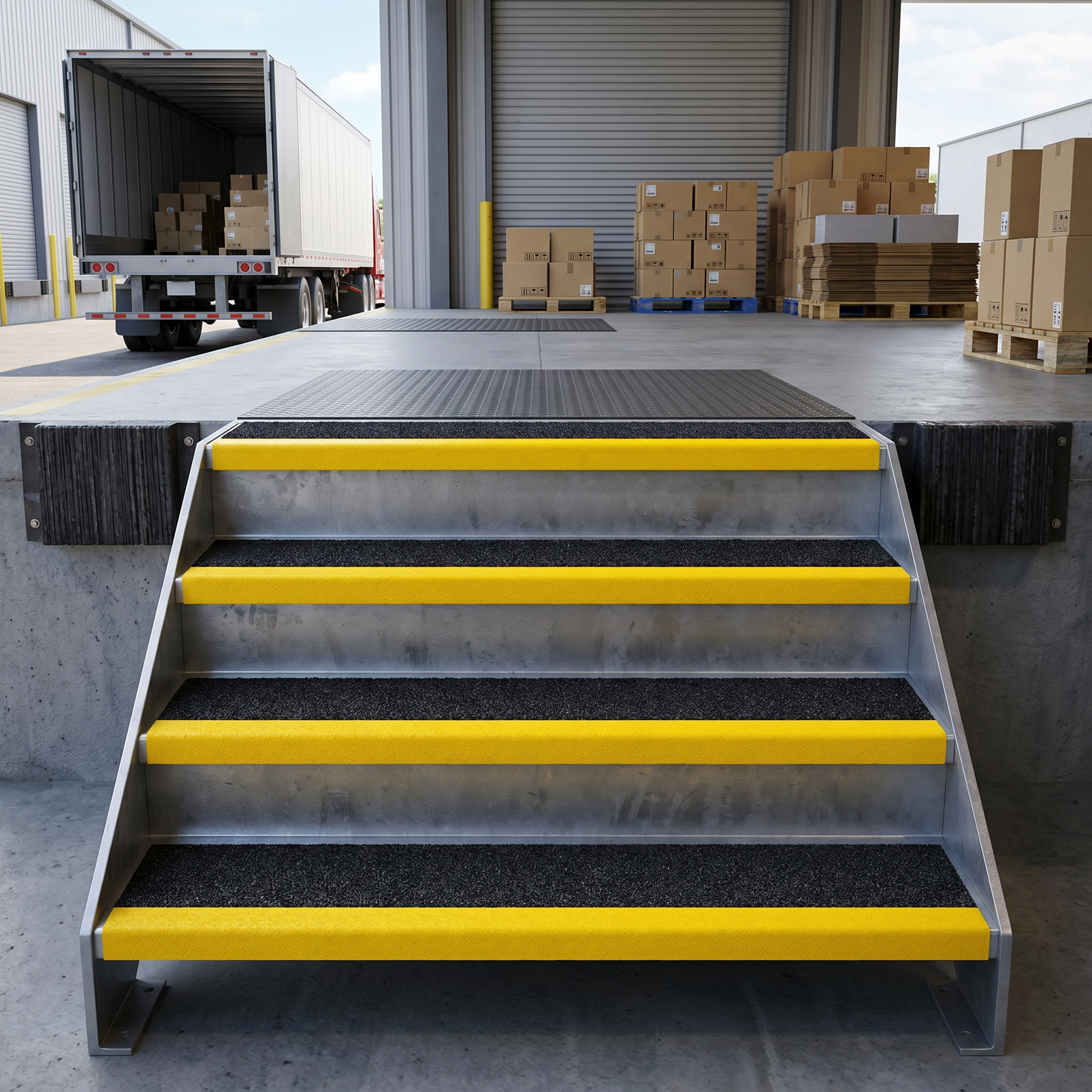 Black/Yellow Anti-Slip Step Edge